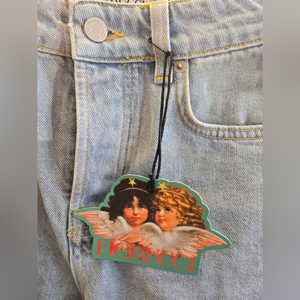 Authentic‎ FIORUCCI BROOKE FLARE Light Vintage Jeans SZ 24 - Picture 12 of 16